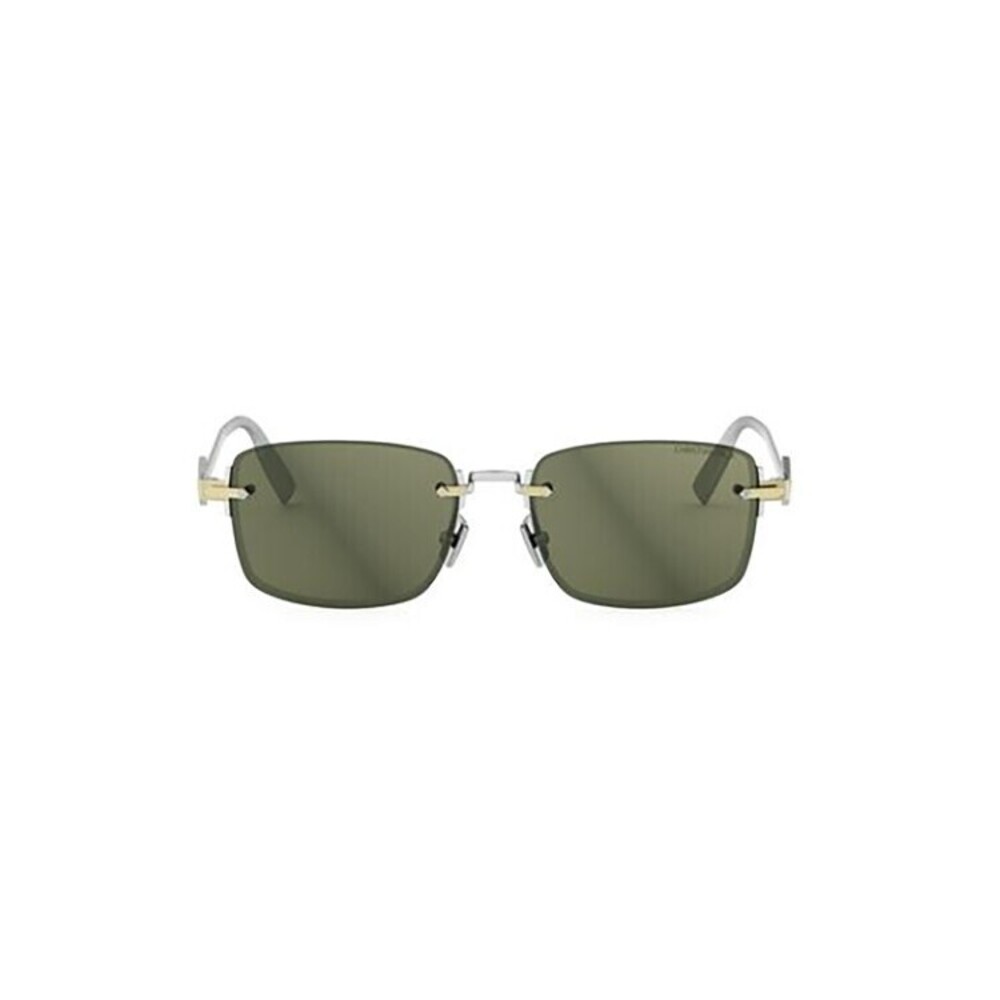 Dior Rimless Rectangular Dior Sunglasses With Gol… - image 1